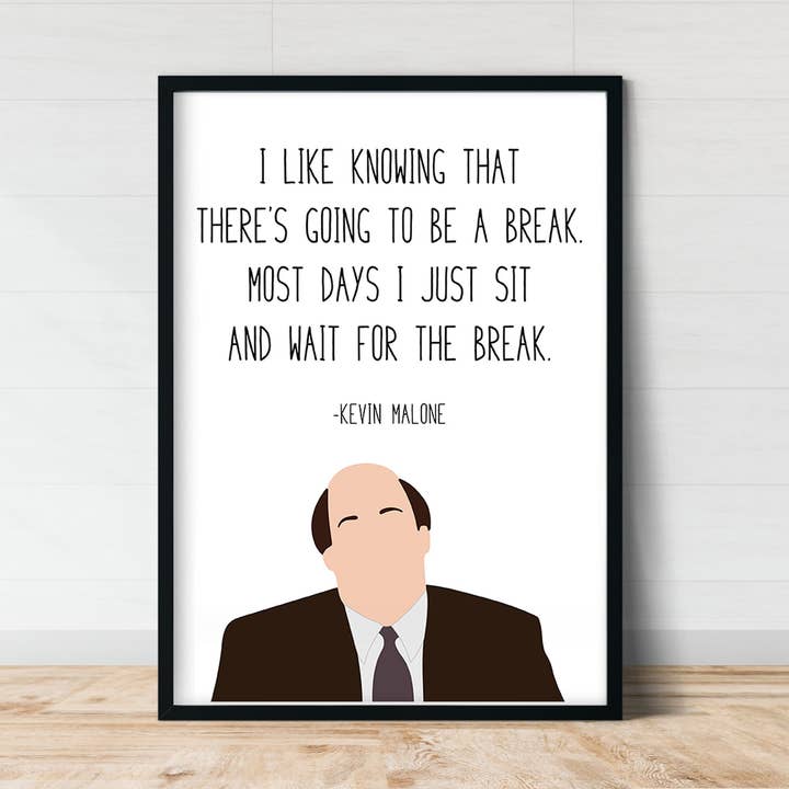 Kevin Malone "The Break" Print | The Office for engroshandel hos Callisto Design House