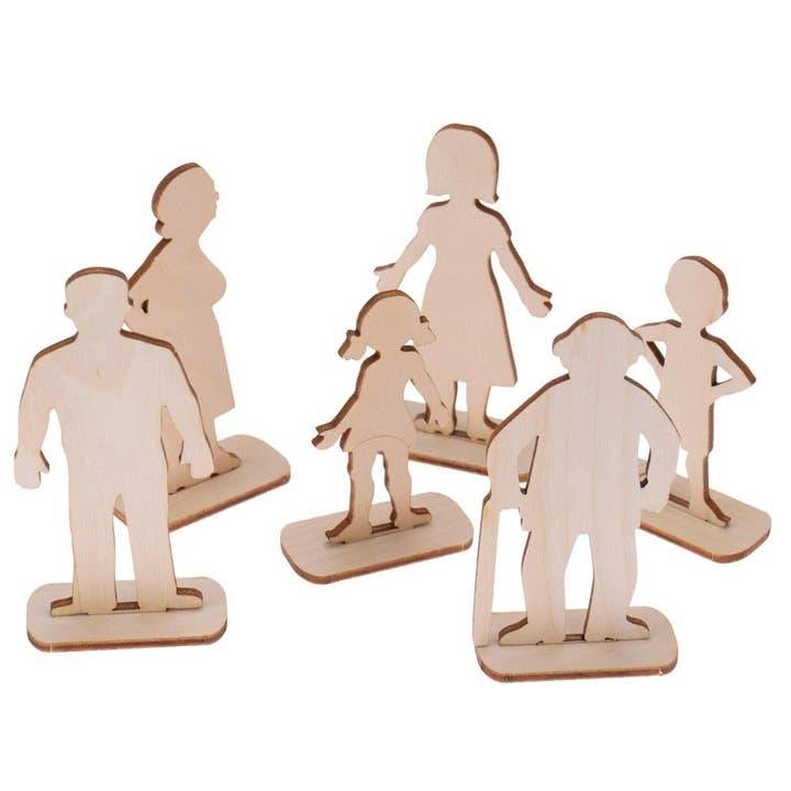 Wooden set Family for wholesale by Munda Mundi