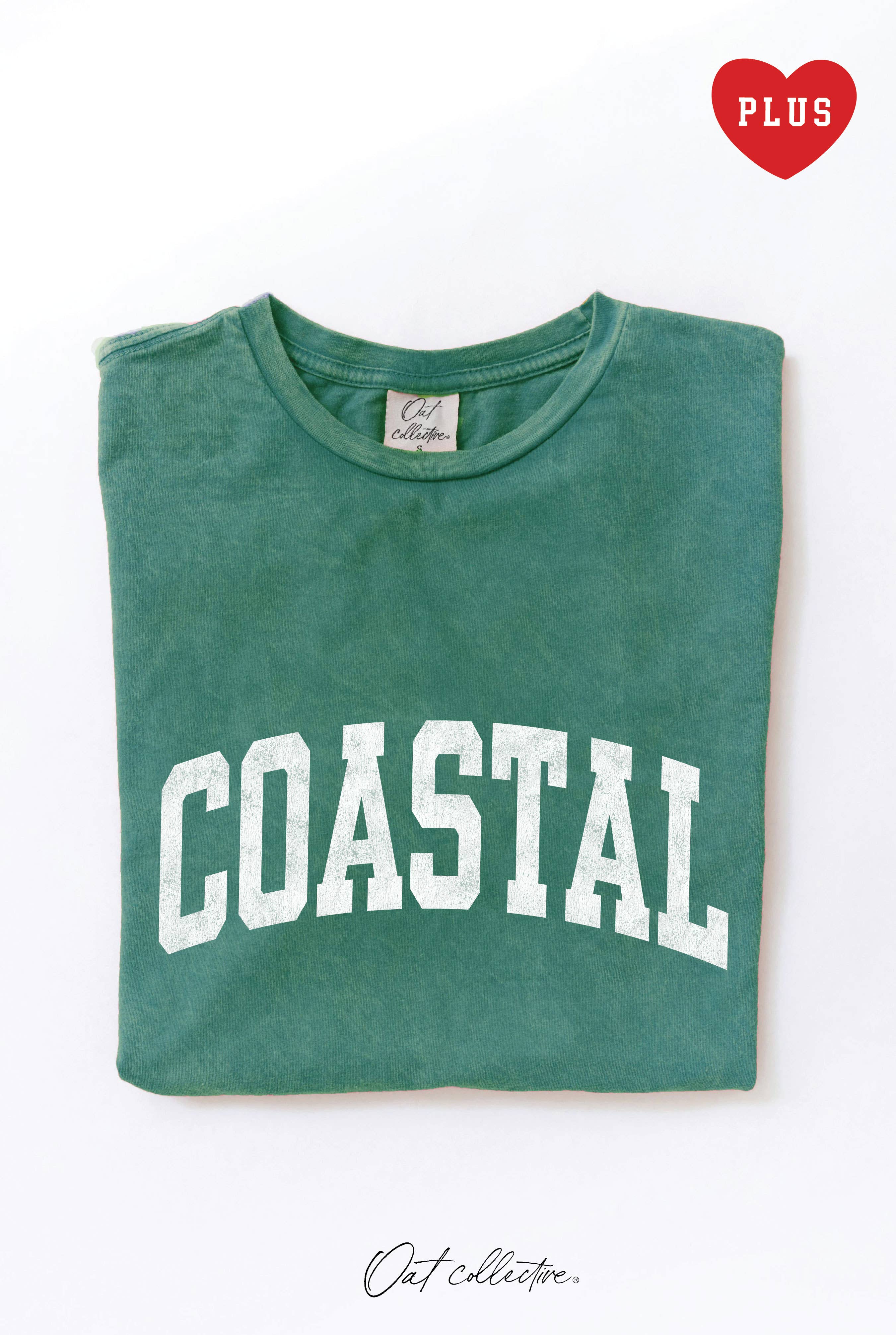 OAT COLLECTIVE - Wholesale Screen printed t-shirt – Women′s - COASTAL Plus Mineral Graphic Top9