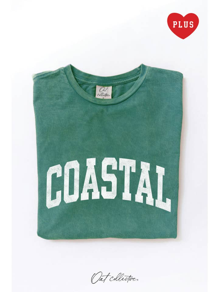 OAT COLLECTIVE - Wholesale Screen printed t-shirt – Women′s - COASTAL Plus Mineral Graphic Top9