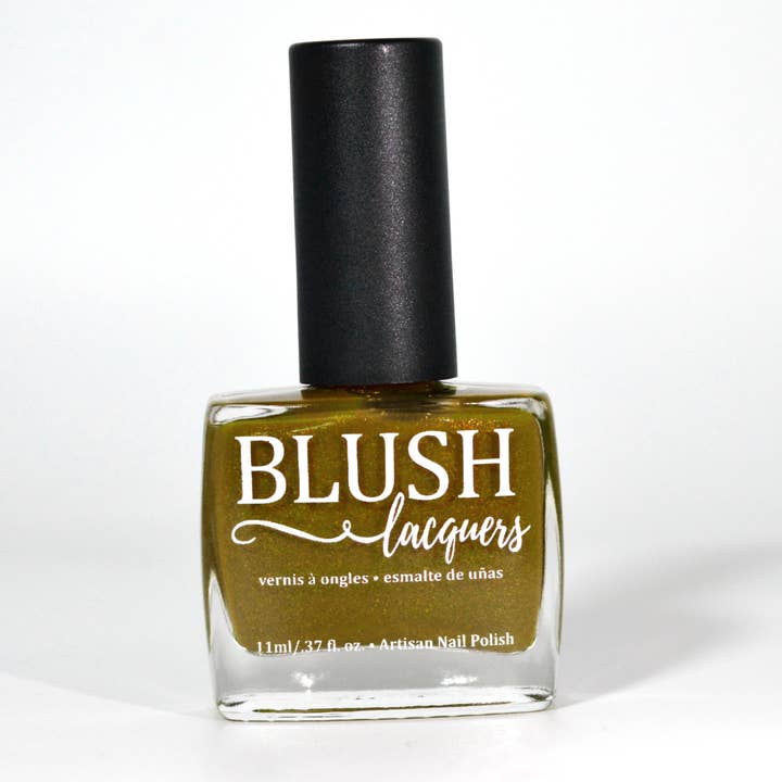 Antique Gold Nail Polish with Gold Shimmer - Tinsel Town for wholesale by BLUSH Lacquers