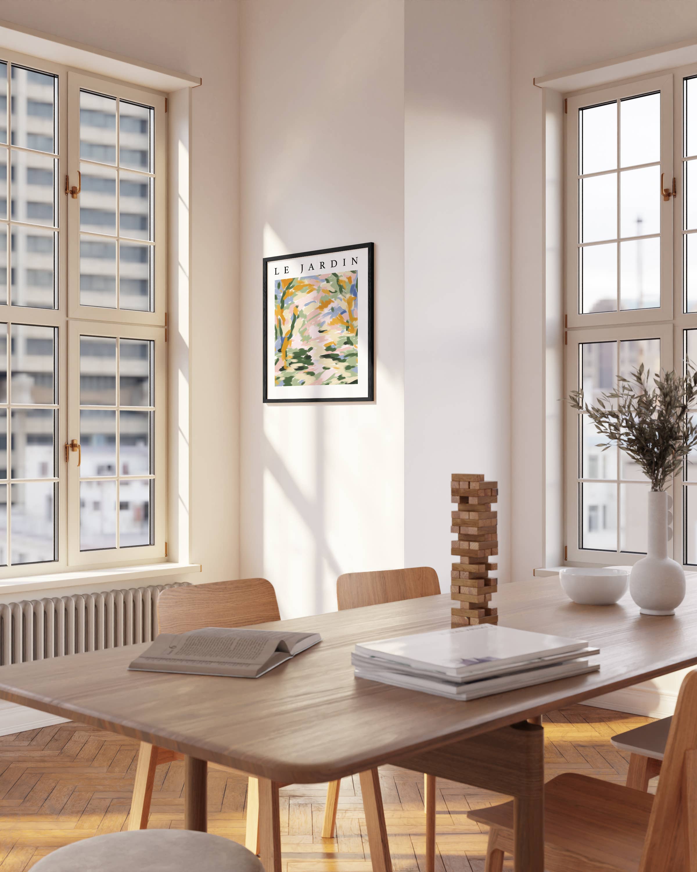 Haus and Hues – Moldura por atacado – Moldura preta sólida de carvalho8