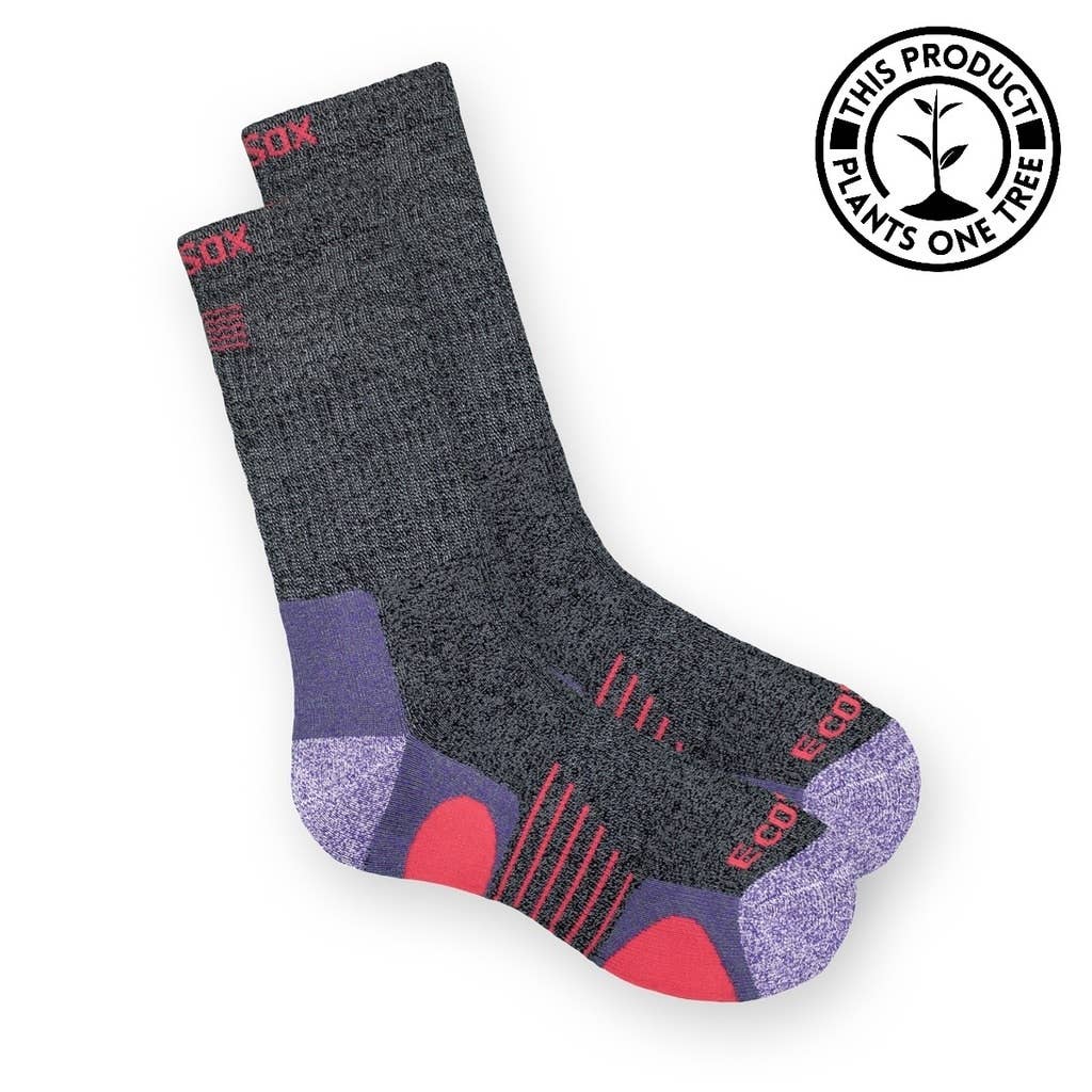 Ecosox - Wholesale Socks - Unisex - Hiking Crew - Medium Wgt. Full Cushion - Large1