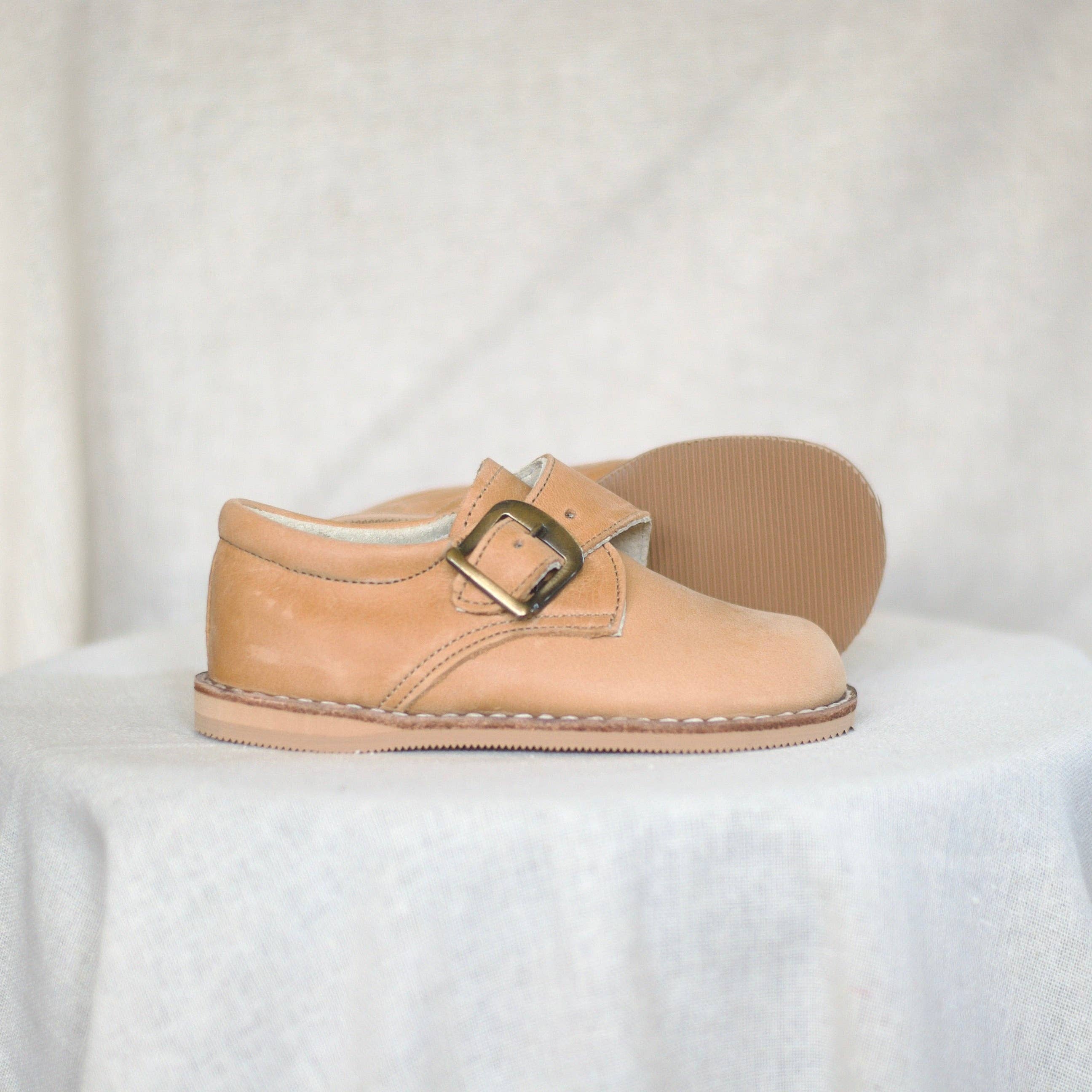 Zimmerman Shoes - Wholesale Dress Shoes - Kids - Fin Oxford - Tan1
