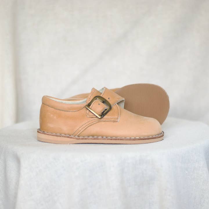 Zimmerman Shoes - Wholesale Dress Shoes - Kids - Fin Oxford - Tan1