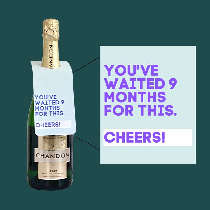 Wine Tag - New Baby Gift for wholesale by The Hygge Workshop