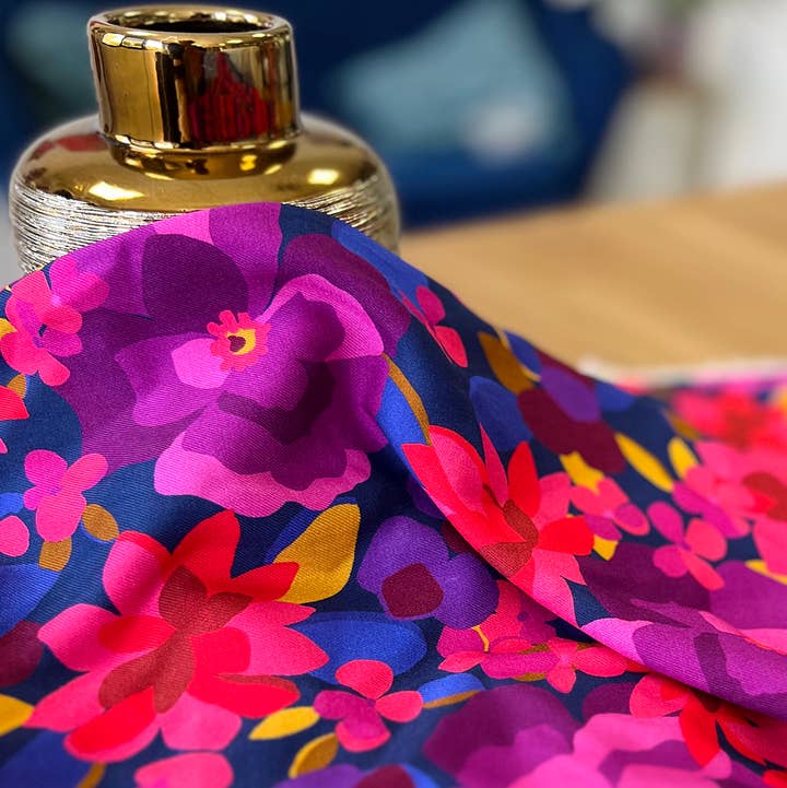 MY DRESS MADE - Wholesale Fabric - EDEN viscose twill fabric - Printed in France9