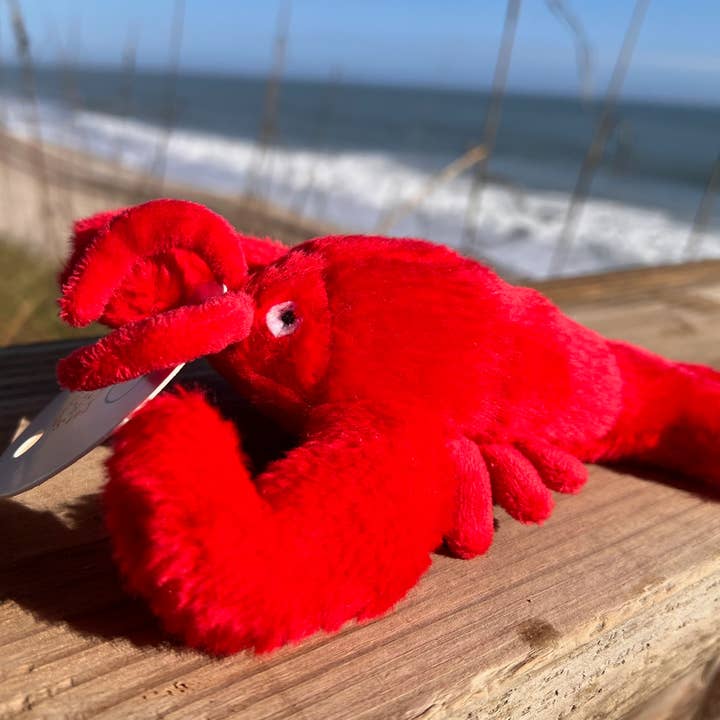 LOBSTER Plush Squeaky Dog Toy (small) for wholesale by Pet Souvenirs