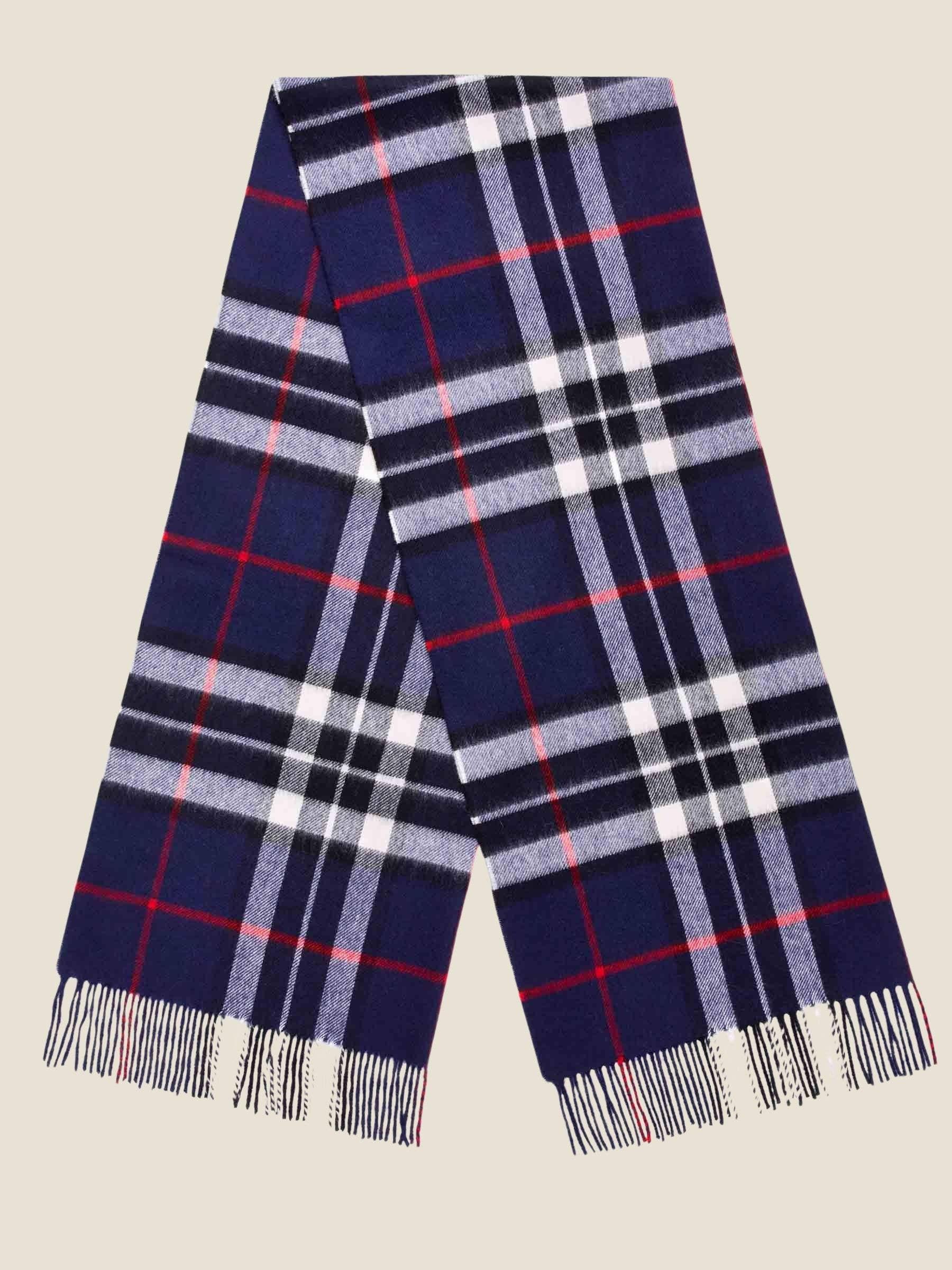 Bronte by Moon – wholesale Halsduk - Dam – Marinblå Thompson Tartan Sjal0