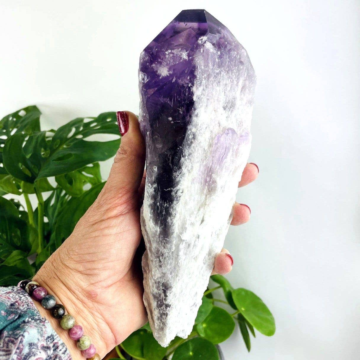 Rock Paradise - Wholesale Spiritual Stone/Crystal - Crystal Elestial Amethyst Large Wand7
