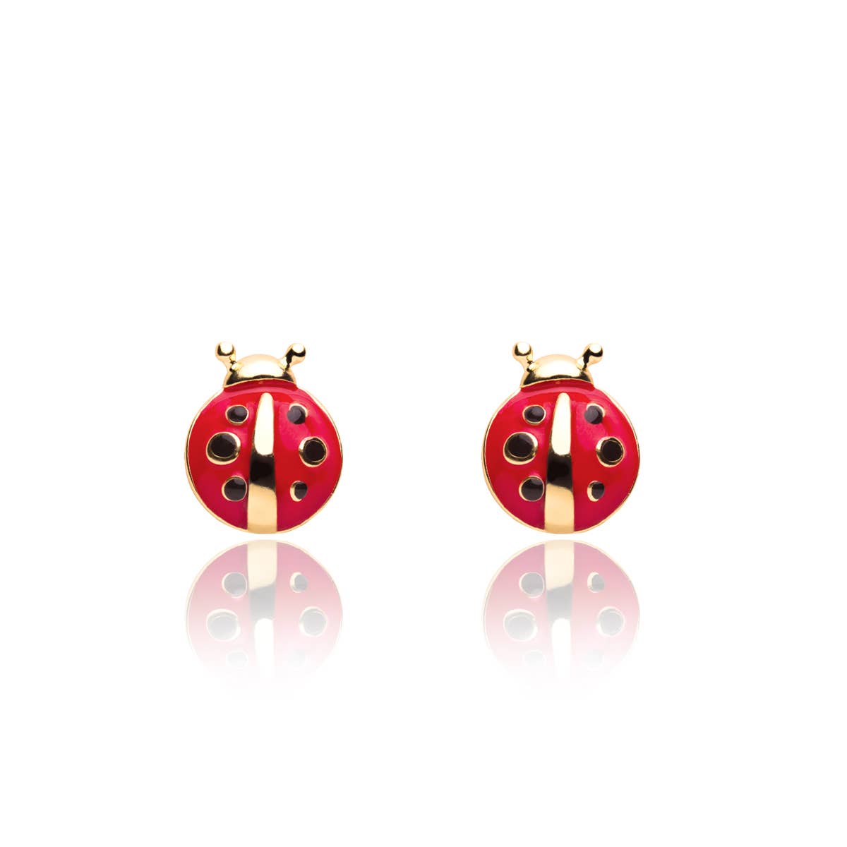 Girl Nation - Wholesale Earrings - Kids - Little Ladybug | Cutie Stud Earrings for Girls4