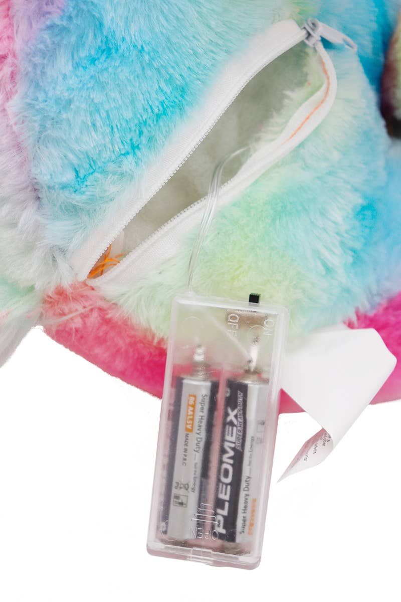 Multicolore Peluche en peluche lumineuse à LED Licorne en vente sur Faire6