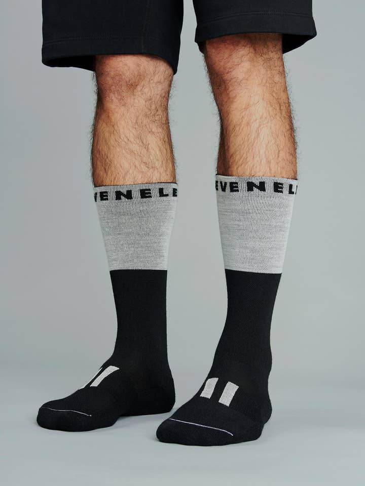 Chaussettes Mérinos Bicolores pour la vente par Eleven New York
