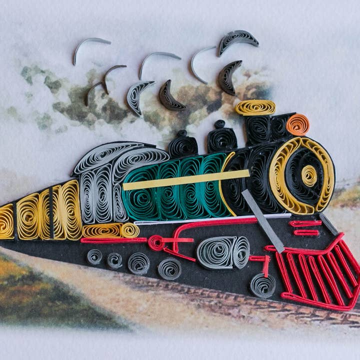 UViet Store – wholesale Everyday greeting card – Steam Locomotive