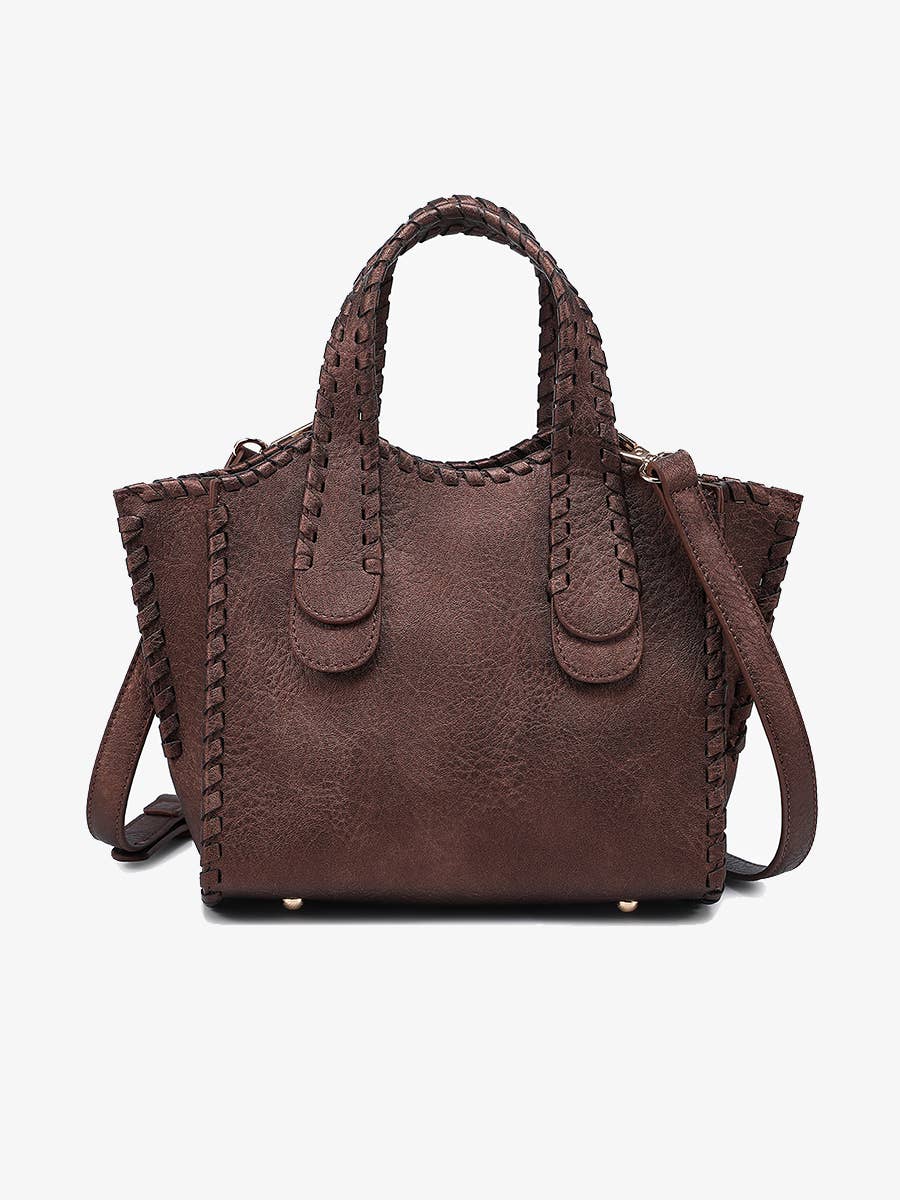 Jen & Co. - Wholesale Satchel - Women's - M2683 Marla Whipstitch Shaped Satchel5