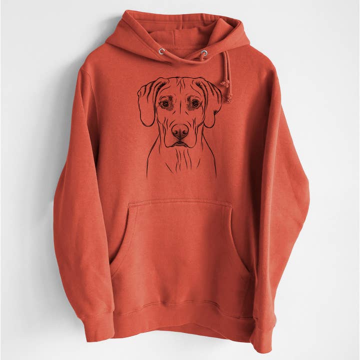 Reid the Rhodesian Ridgeback- Heavyweight Fleece Hoodie for wholesale by Inkopious