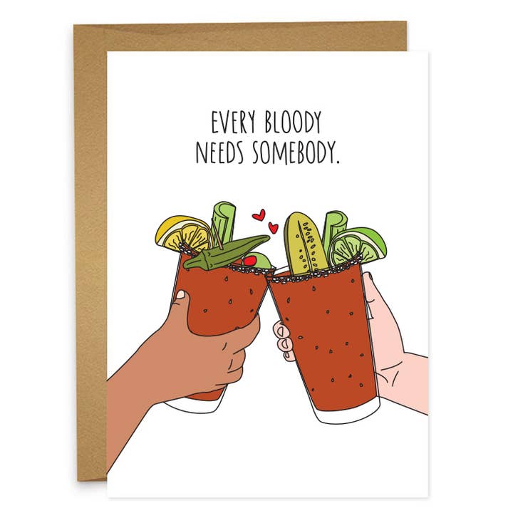Every Bloody Greeting Card for wholesale by Humdrum Paper