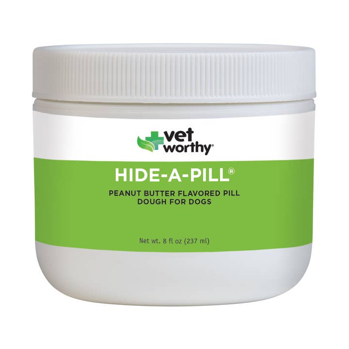 Vet Worthy Hide a Pill Peanut Butter Paste 8oz for wholesale by Pet Palette Distribution