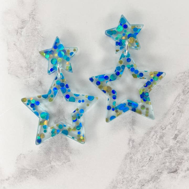 Boucles d'oreilles Starburst pour la vente par Kimchi and Coconut