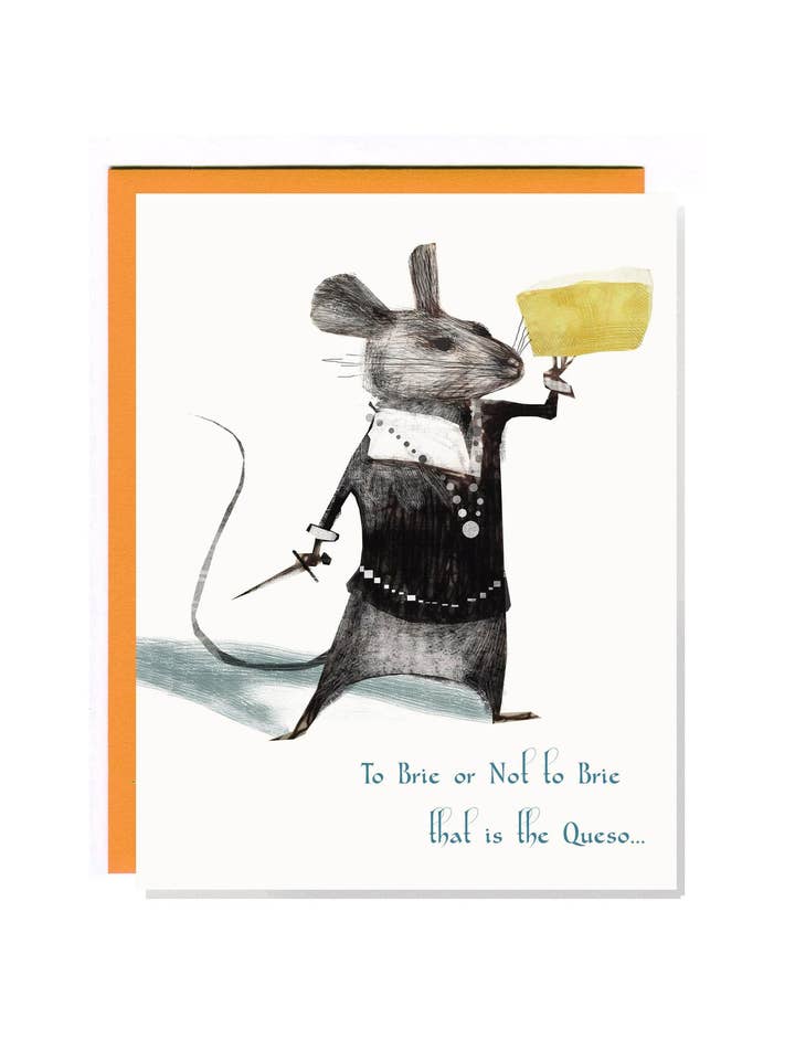 Tarjeta de cumpleaños To Brie or Not To Brie para venta al por mayor de Artiphany