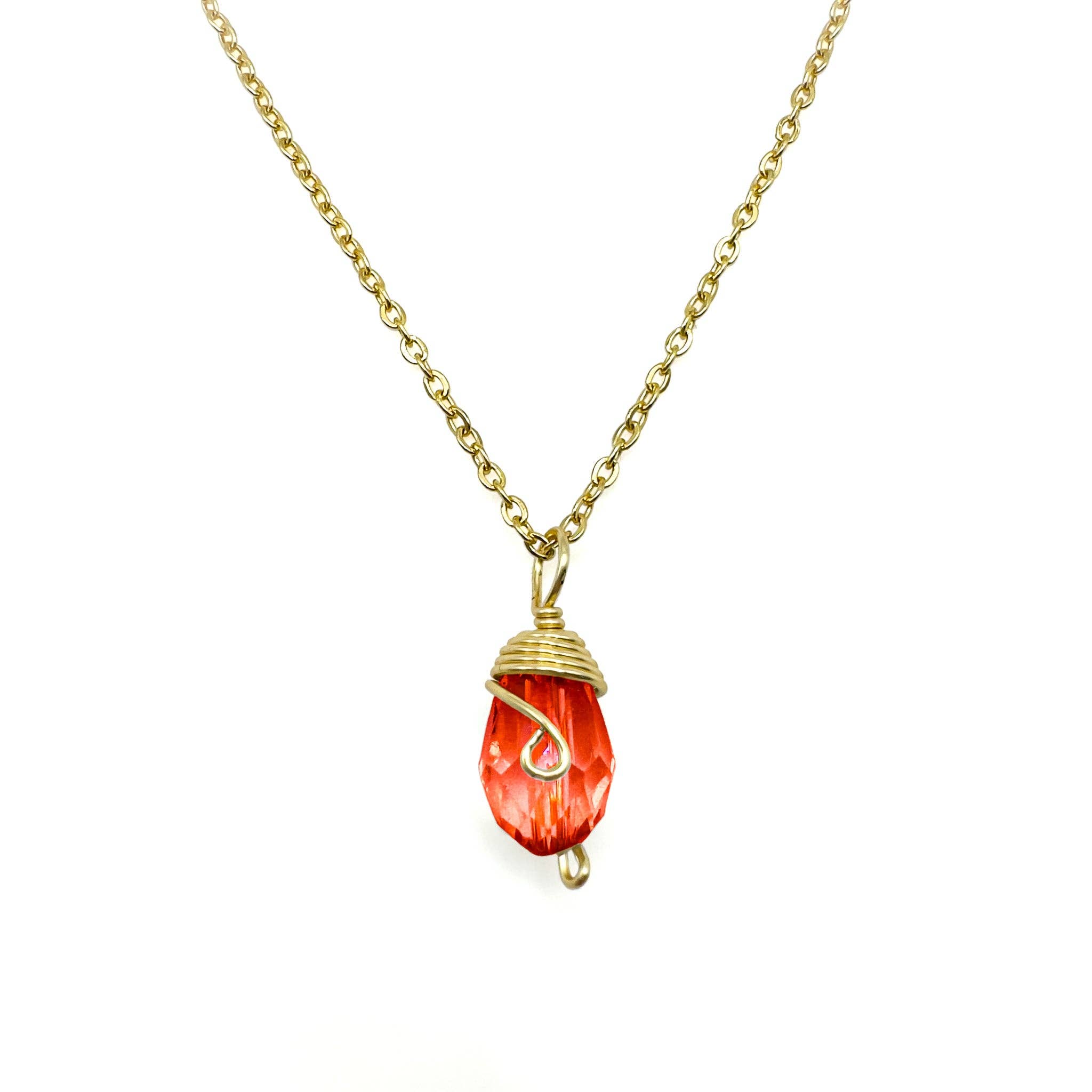 Alegria Accessories Inc. - Wholesale Pendant/Charm Necklace - Gold Birthstone necklace6