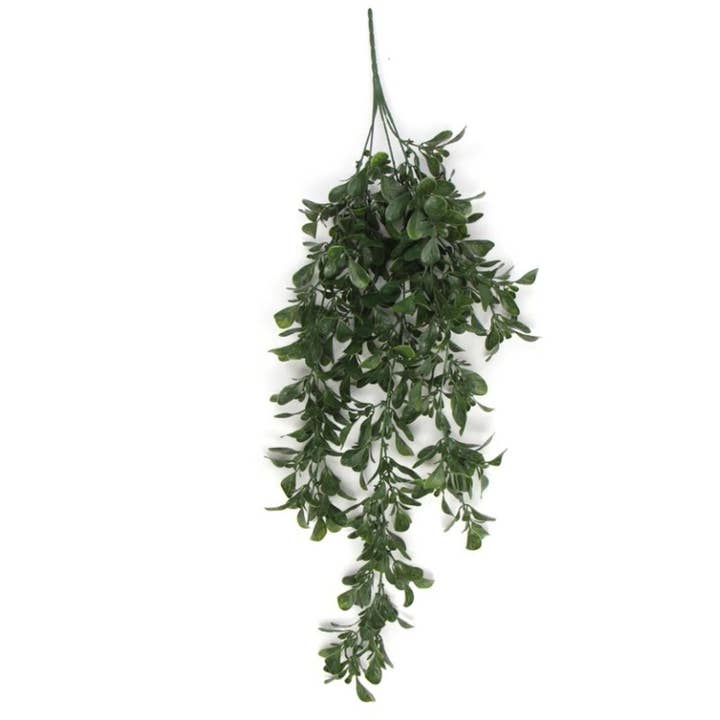 Hanging UV and Fire Resistant Artificial Peperomia Plant 68cm for wholesale by Leaf Design UK LTD