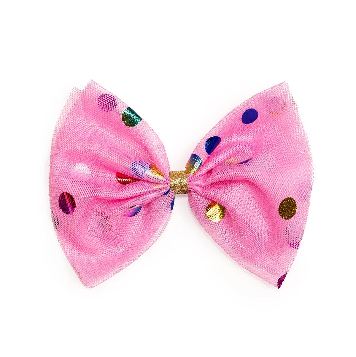 Sweet Wink - Wholesale Hair Bow - Kids - Raspberry Confetti Tulle Bow Clip - Hair Bows