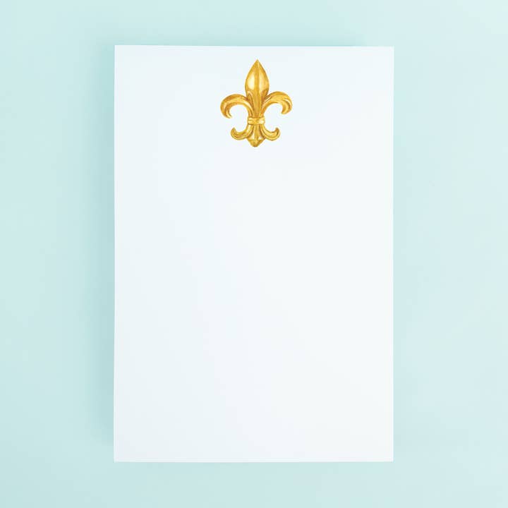 Taylor Paladino - Wholesale Notepad - Fleur De Lis Watercolor Notepad0
