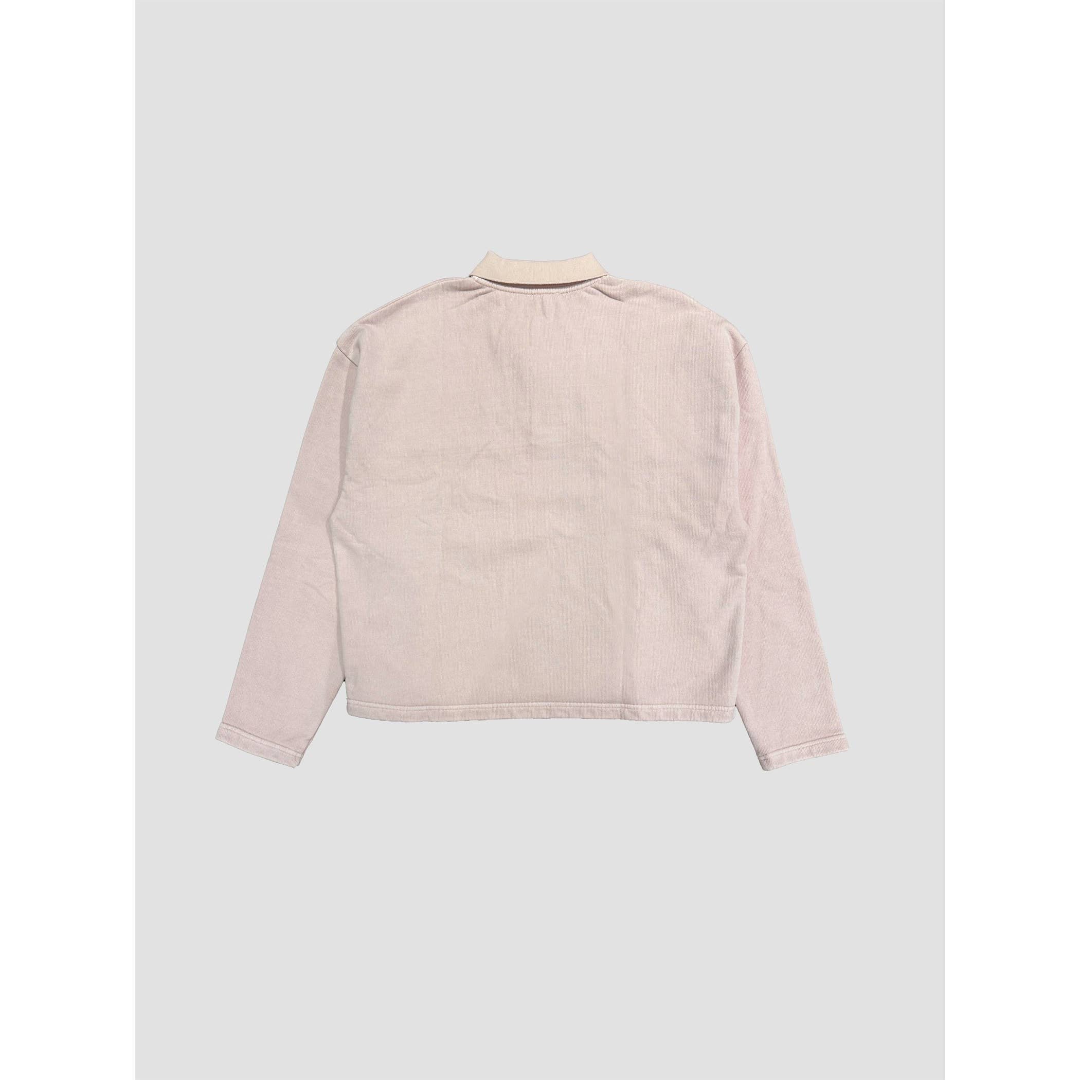 The Blank Lab - Vente Sweat-shirt – femme - Sweat-shirt à col style rugby délavé à l'acide (AAB586_ACD)14