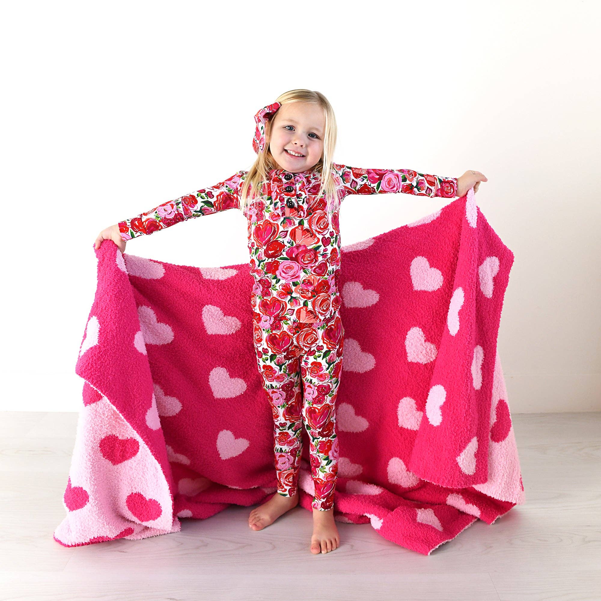 Gigi and Max – wholesale Sleepwear set – Kids – Rose Ruffle Two Piece Bamboo Toddler Outfit6