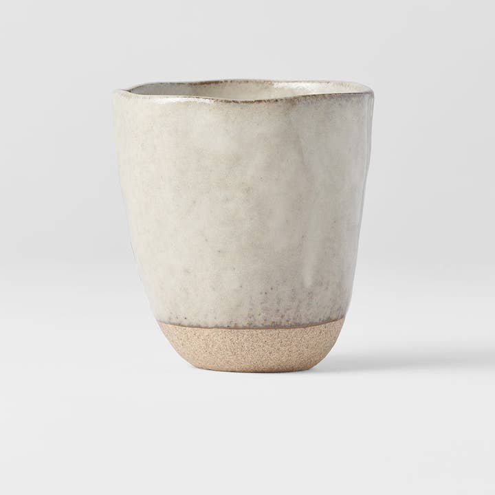 Made In Japan Tableware – wholesale Coffee mug – Lopsided mug Fawn & Bisque 275ml