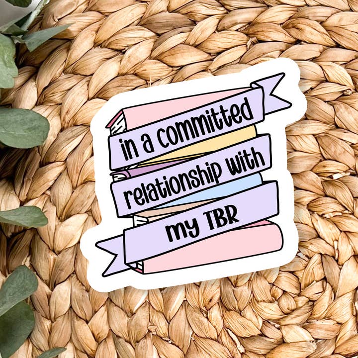 Stickers X Ashley Bexar - Wholesale Sticker - Funny TBR Book Bookish Books Waterproof Vinyl Sticker
