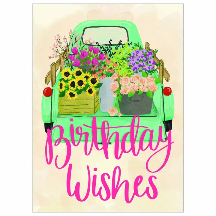 Flower Truck - Biglietto di Compleanno per Faith per la vendita all'ingrosso da parte di Legacy