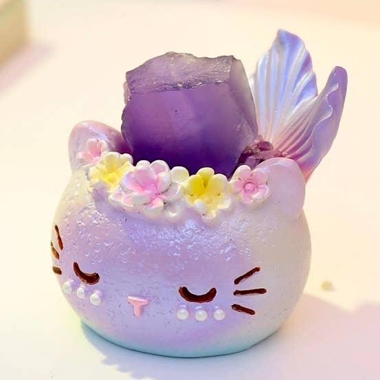 BCmini - Wholesale Decorative Figurine - 71309 Crystal Cat Mermaid Blind Box-812