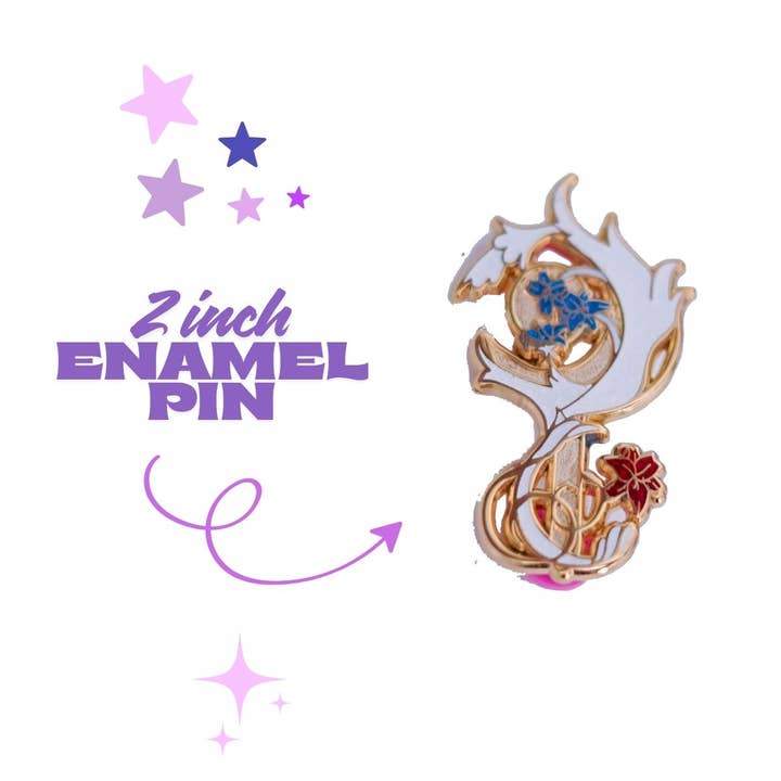 Naytendo – Engroshandel Reversnål/knap – Final Fantasy XIV klasse/job pin hvid troldmand2