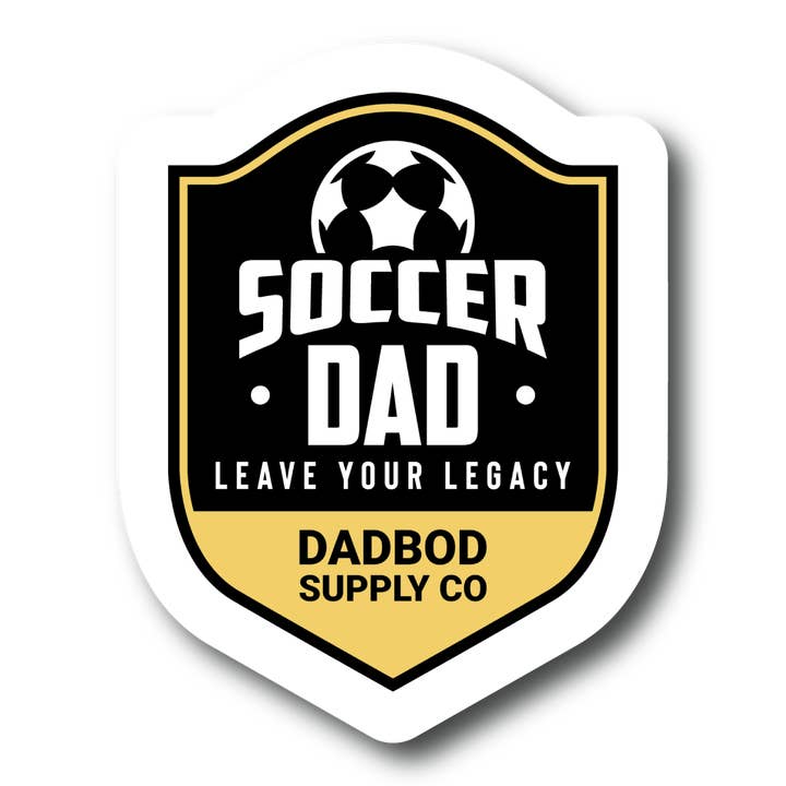 Soccer Dad FC Sticker for wholesale by Dadbod Apparel