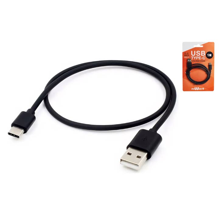 CP INTERNATIONAL - Wholesale Charging Cable - 1 m Charging Cable Type C Ultra Speed Charge 3A