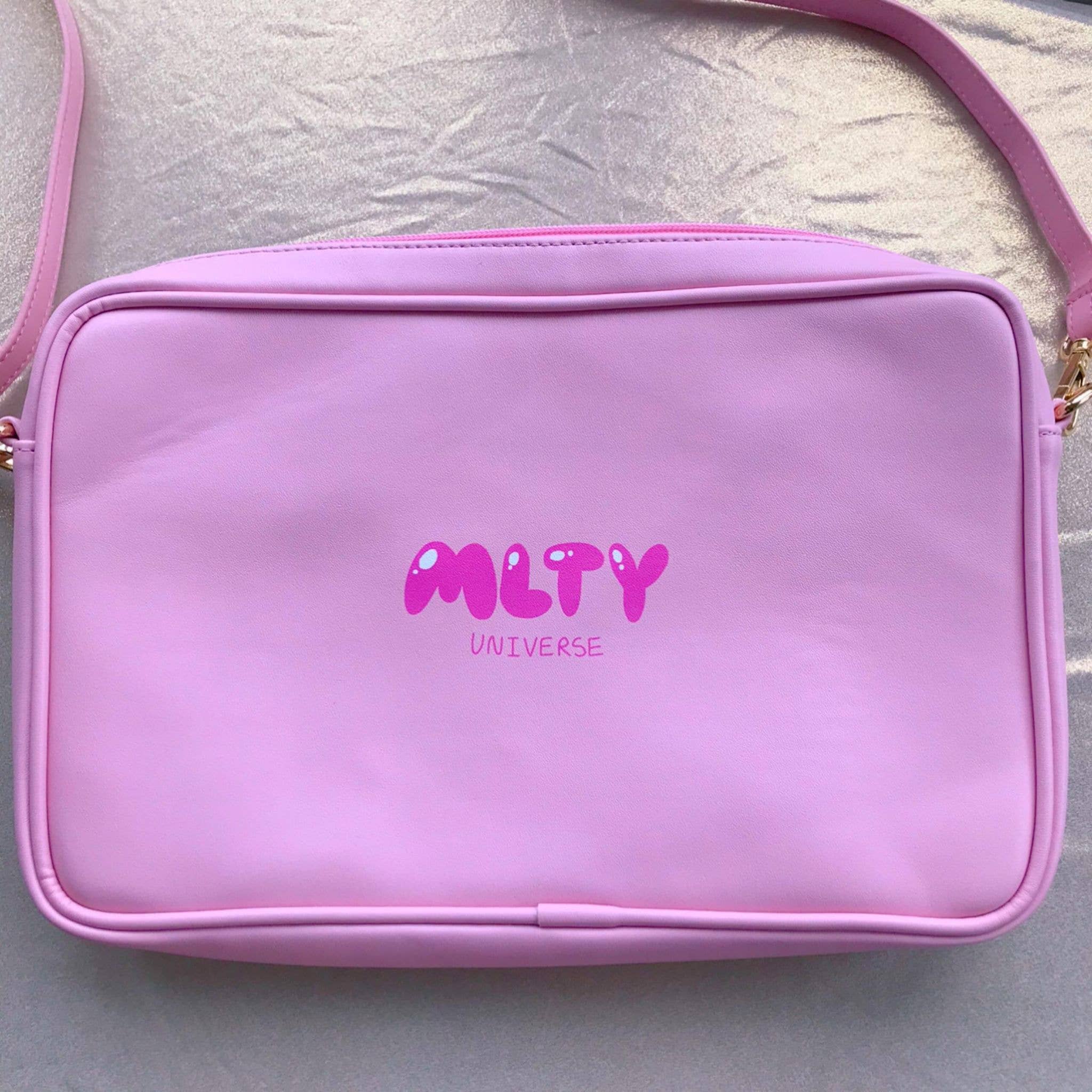 MLTY - Vente Sac à bandoulière – femme - Sac de café avec fenêtre transparente Ita Bag (Rose)5