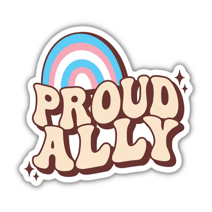 Indigo Maiden - Wholesale Sticker - Proud Trans Ally Sticker