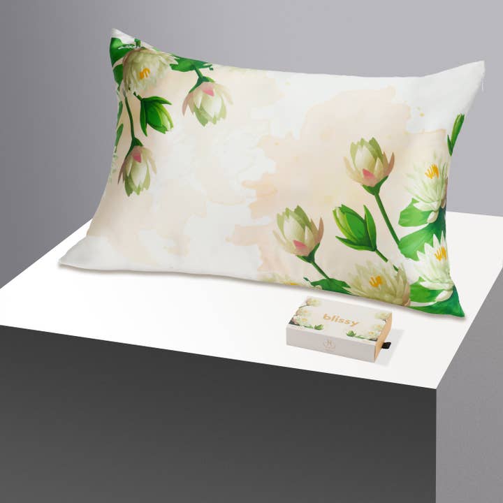 Blissy - Wholesale Bedding Pillowcase/Sham - Pillowcase - Zodiac Flower - Pisces Water Lily - Standard