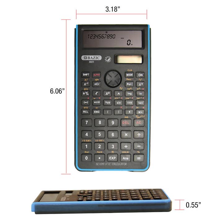 Luna Office Supply - Everyday Essential - Wholesale Calculator - 240 Function Fancy Color Scientific Calculator