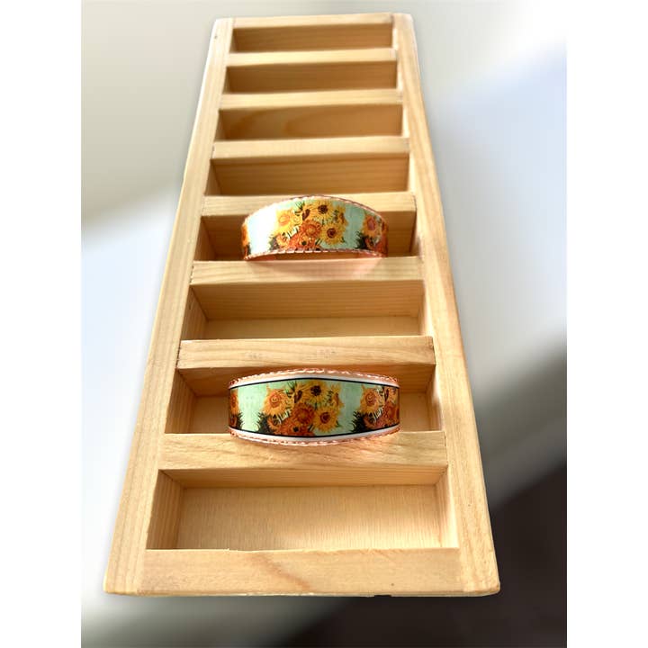 Espositore per bracciale in legno DP Small per la vendita all'ingrosso da parte di COPPER ARTS INC.