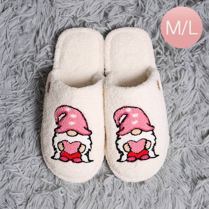 Wona Trading, Inc. - Wholesale Slippers - Women's - Dwarf Print Soft Home Indoor Floor Slippers