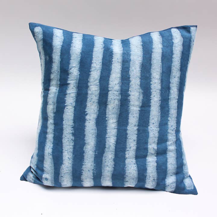 Field Hand Painted Pillow for wholesale by Mata Quilts & Textiles