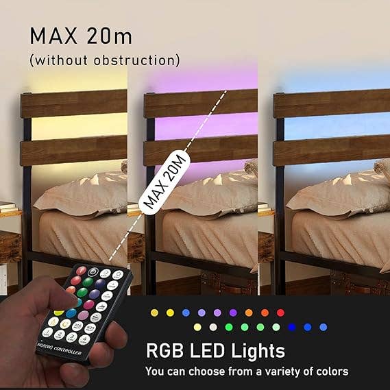 OUVR - Wholesale Bedroom Furniture - Queen Bed Frame, Platform Bed Frame with Headboard, Bed Fram14