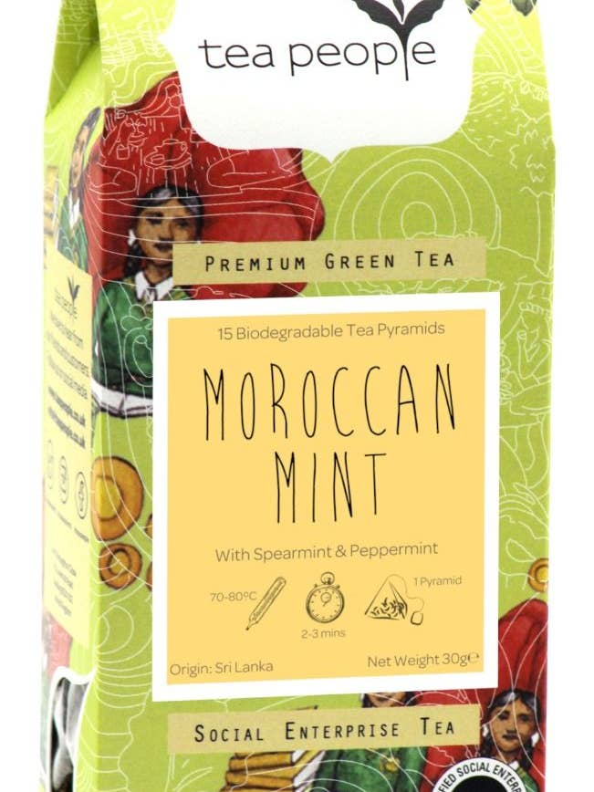 Moroccan Mint - 15 Pyramid Retail Pack for wholesale by Tea People