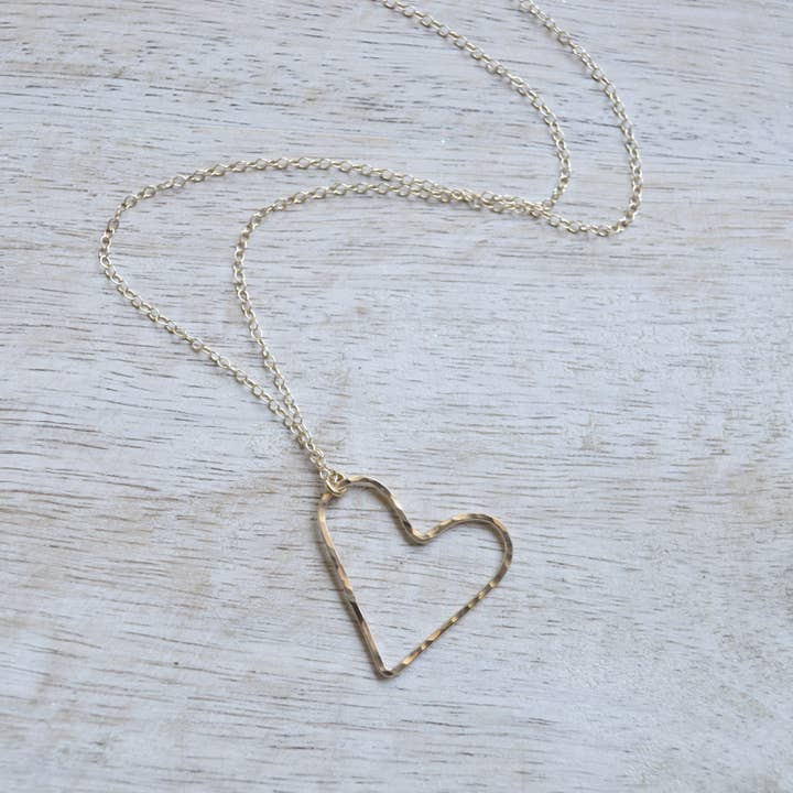 Salty But Sweet - Wholesale Pendant/Charm Necklace - Floating Heart Necklace4