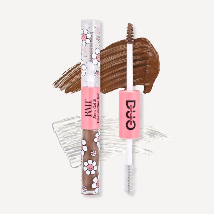 Brow Mascara Duo - Brow Gel & Clear Setting Gel for wholesale by Romantic Beauty