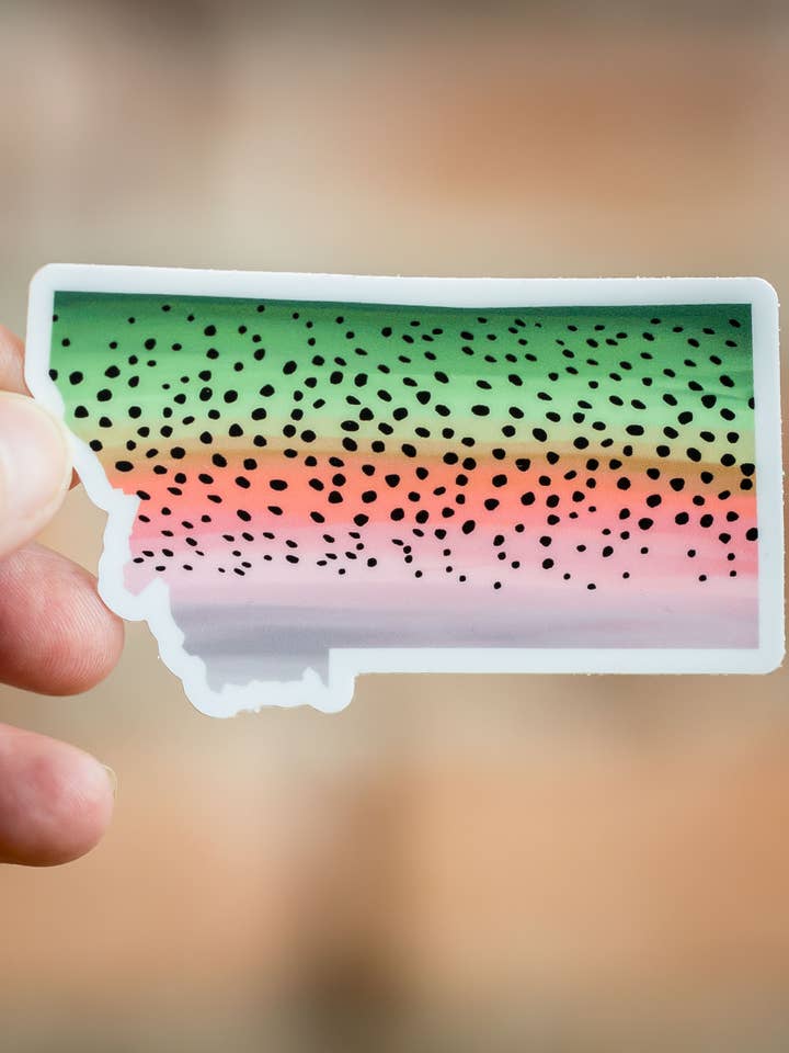 Montana Trout Sticker for wholesale by Hometana