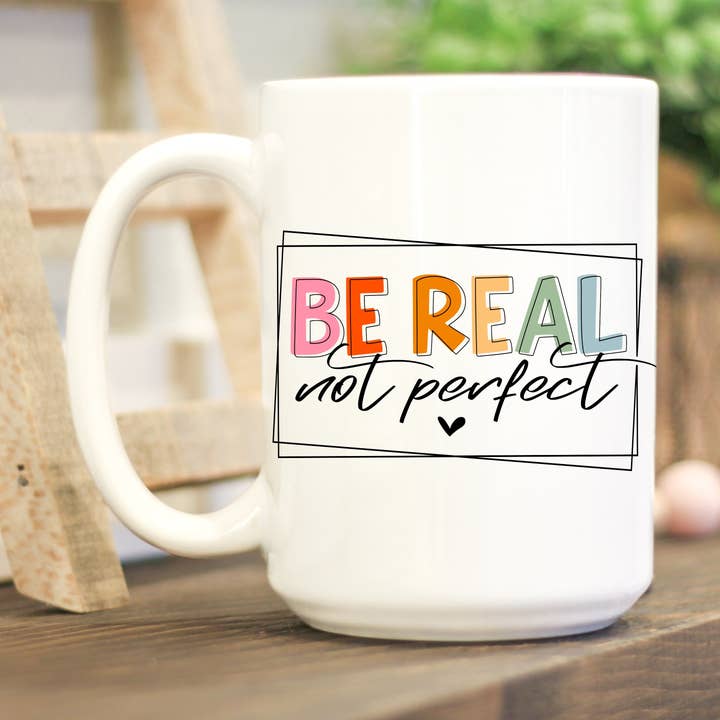 Sei echt nicht perfekt Becher für den Großhandel von De Klerk De Signs